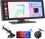 Radio Avylet inalámbrica de 9,26″ para coche con cámara trasera, pantalla táctil portátil, navegación GPS, control por voz Google/Siri, Android Auto, Bluetooth, AUX/FM y Mirror Link