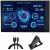 Panel metálico de pantalla secundaria USB-C de 3,5″, configuración instantánea, solución visual dinámica, monitor dual multifunción para oficina móvil