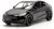 Tesla Model Y a escala 1:32, coche electrónico de aleación fundida con función de retroceso, luces y música, mini vehículo de regalo para niños, negro