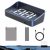 HUD para parabrisas, pantalla GPS HUD para coche, velocímetro portátil de pantalla grande con proyección en tablero y ángulo ajustable