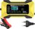 Cargador de batería de coche, mantenedor inteligente portátil 12 V con pantalla LCD y compensación de temperatura para coche, carretera, ciclomotor y remolque