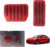 Pedales GAFAT para Tesla Model Y Juniper 2025 2026 / Model 3 2022-2026, cubiertas para acelerador y freno Tesla Model 3 Highland, accesorios Tesla Model Y 2025, rojo