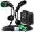 Cable de carga GONEO Tipo 2, 7,2 kW, 5 m, 32 A, monofásico Modo 3 para EV/PHEV, Tipo 2 a Tipo 2/CSS2, con bolsa de transporte