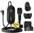 dé Electric Car Charger 6 m, Electric Vehicle Charger [3.7 kW, 6-16A] EV Charger Type 2 Portable with Enfuse Schuko, Controllable Digital Display for Model Y/3 and Other BEV/PHEV