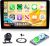 Radio Android 13 Rimoody 4+64G 2 DIN con CarPlay inalámbrico, pantalla HD de 9″, Android Auto, navegación GPS, Mirror Link, Bluetooth, WiFi, FM/RDS, EQ, USB, control de volante y cámara trasera