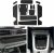 CDEFG Compatible con Jeep Avenger 2023 2024 2025 Avenger EV Hybrid, Alfombrillas de Goma Antideslizantes Reposabrazos Consola Central Portavasos Avenger 2025 Accesorios (Negro)