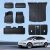 9 alfombrillas para Tesla Model Y 2025-2026 Juniper, TPE todo clima, borde alto 3D, antideslizantes, impermeables, incluye cubierta trasera de segunda fila