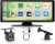 Radio portátil Hodozzy de 10,26″ con CarPlay y Android Auto inalámbricos, Bluetooth, pantalla IPS táctil, EQ, control por voz, AUX y cámara trasera