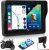 Pantalla CAMECHO CarPlay Moto Navi para moto, pantalla táctil HD de 5″ impermeable, navegación para motocicleta con CarPlay inalámbrico, Android Auto, Bluetooth, GPS, FM, EQ y sonido