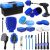 Kit de limpieza de coche de 27 cepillos, set eléctrico para taladro, cepillos interiores y de detailing, herramienta para coches y parabrisas