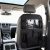 Protector negro para respaldo de asiento trasero con soporte táctil para tablet, organizador trasero de coche