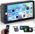 Radio Hikity 2 DIN con CarPlay y Android Auto por cable, pantalla táctil de 7″, Bluetooth, FM RDS, control de volante, cámara trasera, Mirror Link, AUX, USB, SWC, TF y EQ