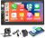 Radio 2 DIN con CarPlay inalámbrico y Android Auto, radio Bluetooth con pantalla táctil de 7″, ecualizador, Mirror Link, radio FM, puertos TF/AUX/USB, SWC y cámara trasera