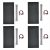Panel LED interior P5, 4 piezas, módulo de pantalla LED 64 x 32, 16 escaneos, pantalla electrónica LED a color, 320 x 160 mm
