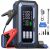 Arrancador de batería de coche UTRAI 7000 A con compresor de aire, escáner OBD II, salida DC 160 W, luz LED 2000 lúmenes y carga rápida 18 W, para gasolina, diésel 14 L e híbridos