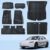 Alfombrillas 8 Piezas para Tesla Model 3 2024-2026 TPE para Todo Clima 3D con Borde Alto Antideslizante Impermeable Alfombrilla de Maletero y Respaldo para Segunda Fila de Asientos para Model 3