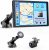 Pantalla portátil Avylet de 8″ con Apple CarPlay y Android Auto, soporte magnético, actualizaciones OTA, cámara trasera IP67 1080P y control Bluetooth
