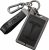 Portatarjetas para Tesla Model 3 Model Y, llavero de silicona para tarjeta con logo, funda protectora, accesorios Tesla, negro, M, negro/blanco, M