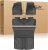 Alfombrillas 3W y alfombrilla de maletero compatibles con Tesla Model Y 2020-2024, set completo TPE para primera y segunda fila, todo clima, negro