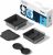 Organizador de consola central Wigoo para Tesla Model Y Juniper, solo Premium y Performance 2025 2026, y todos los accesorios Model 3 Highland, almacenamiento doble capa, deslizamiento suave, 4 piezas negro