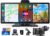 Pantalla portátil con CarPlay inalámbrico y Android Auto, dashcam frontal 4K y cámara trasera 1080P, pantalla HD IPS 10,26″, grabación en bucle, Bluetooth, Mirror Link, GPS y Siri