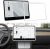 Protector de marco de pantalla blanco frani para Tesla Model 3 2017-2023 y Model Y 2020-2024, decoración interior