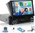 Radio CAMECHO 1 DIN con CarPlay inalámbrico y Android Auto, pantalla táctil motorizada de 7″, Mirror Link, FM, USB, Type-C, AUX, micrófono y cámara