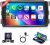 Radio Android 2G+64G para Mercedes Benz Smart Fortwo 2005-2010, CarPlay inalámbrico, pantalla táctil de 9″, Android Auto, GPS, Mirror Link, Bluetooth, FM/RDS, WiFi y cámara trasera