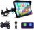 Navegador Jansite de 7″ con CarPlay para moto, Android Auto, GPS, doble Bluetooth, impermeable IP67, Siri, Google y navegación