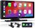 Estéreo A96 para coche con pantalla Android Auto, pantalla táctil portátil IPS de 9,3″, CarPlay/Android Auto, Bluetooth, USB, navegación, Mirror Link y manos libres