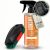 LionsWay limpiador profesional de tapicería de coche con espuma activa, para textil, piel, alfombras y Alcántara, con cepillo aplicador y perfume, interior de coche y hogar, 500 ml