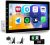 Radio Android CAMECHO para coche con pantalla táctil IPS de 10″, CarPlay inalámbrico, Bluetooth 5.0, USB, Mirror Link, compatible con YouTube y Netflix para viajes largos