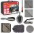 Kit de limpieza de coche de 9 piezas, incluye cepillo de tapicería, cepillo de detailing, estropajo de microfibra, paño de microfibra, cepillo de llantas, paño de secado, paño de cristales, guante y plumero de microfibra