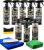 Pack de detailing, kit de limpieza de coche con accesorios incluidos, productos para limpieza exterior e interior, limpieza de llantas, champú, cera líquida, tapicería, salpicaderos y limpiacristales