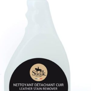 Sofolk limpiador y quitamanchas para cuero, spray inodoro e incoloro, 750 ml