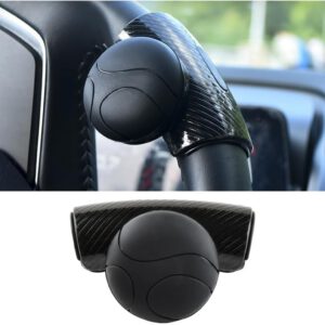 Pomo de volante para Tesla Model 3 2017-2020, pomo giratorio de asistencia a la dirección, accesorio de coche, negro