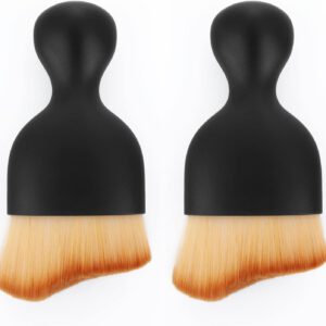 Cepillo suave cobee para limpieza interior de coche, sin arañazos, pack de 2 cepillos con cerdas suaves para salidas de aire, estilo A