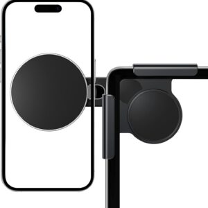 Soporte para teléfono móvil compatible con Tesla Model 3 Model Y Model S Model X, soporte magnético MagSafe para iPhone serie 12-17 y móviles con funda MagSafe Tesla