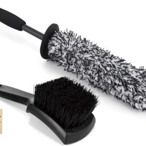 Cepillo Samos para limpieza de llantas y neumáticos, kit completo de limpieza de ruedas