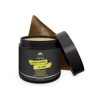 LeatherRanch reparación de cuero para coche, sofá y chaqueta de cuero, sin residuos grasos, 250 ml, hidrata y restaura el color del cuero, crema vegetal