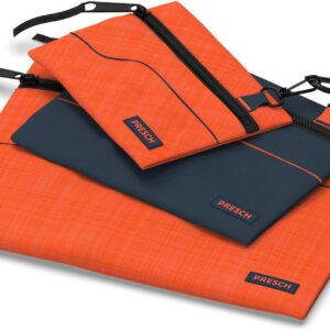 Set Presch de 3 bolsas vacías para herramientas, bolsa para tornillos con mosquetón para clavos, tornillos o tuercas