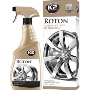 Limpiador férrico K2 para llantas de coche y moto, limpia discos de freno y llantas, sin ácido, elimina ferodo sin frotar, Roton Cleaner 700 ml