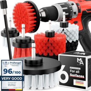 Cepillo inalámbrico para taladro de limpieza de coche, cerdas suaves y duras, limpia rápidamente coche, tapicería, llantas y baño