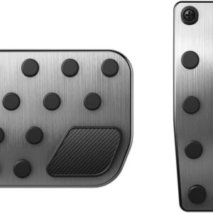 Cubiertas de pedales antideslizantes Spigen para Tesla Model Y hasta Juniper 2025 y Model 3 Highland 2024 2025, no compatible con Model Y Performance