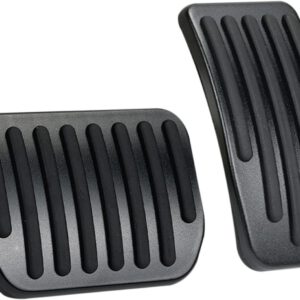 Pedales antideslizantes para Tesla Model Y/3/S/X, pedales de aluminio para acelerador y freno compatibles con Tesla Model Y y Model 3 2017-2021, negro