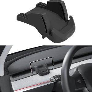 Soporte de silicona para teléfono compatible con Tesla Model Y 2021-2025 y Model 3 2017-2023, sin daños
