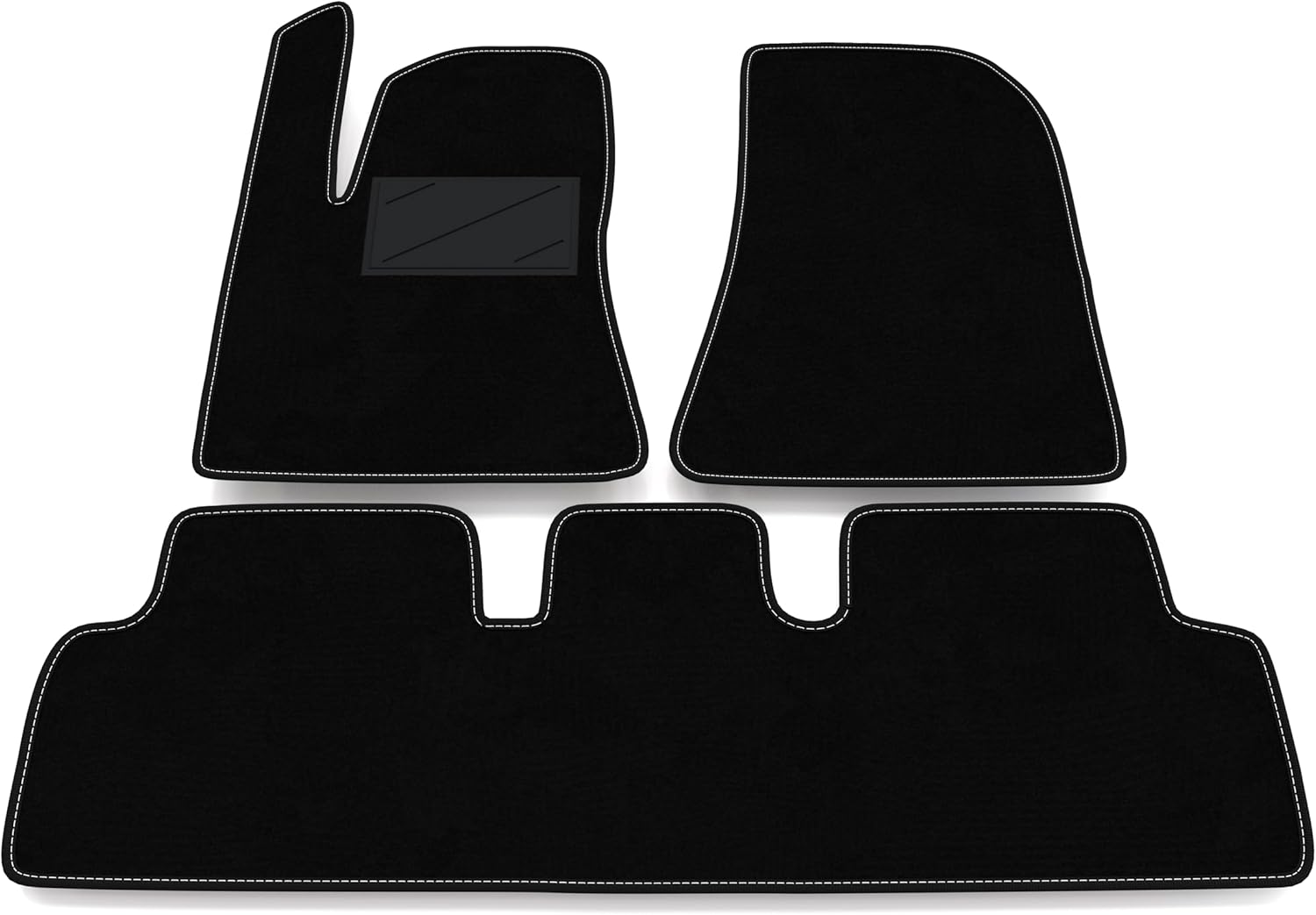 Kit de alfombrillas compatible con Tesla Model 3 2020-2025, alfombrillas de moqueta a medida