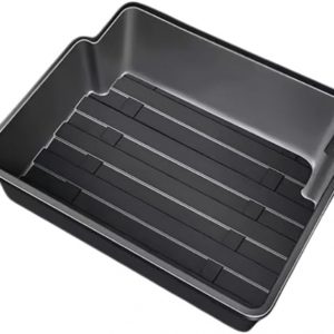 Caja de Almacenamiento Debajo del Asiento para Skoda Kamiq/Karoq/Kodiaq, Cajón Debajo del Asiento, Oculto Impermeable Antirrayas, Accesorio Práctico para Vehículo,Black