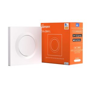 SONOFF Fusion, Orb-ZBW1L(ZBMINIL2-E) Interruptor de Pared Inteligente Zigbee 3.0, Sin Cable Neutro, 1 Grupo, Compatible con Alexa y Google Assistant, Carga 6A, Compatible con Home Assistanta