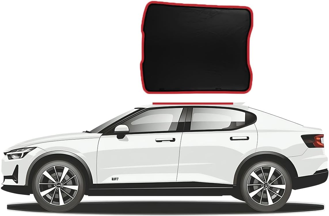 Pantalla de vidrio Snap Shades para Polestar 2 con vidrio panorámico (2020-Actualidad)